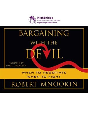 cover image of Bargaining with the Devil